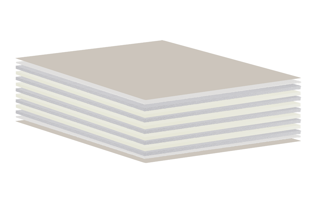 Standard Futon Mattress with Cotton Cover and Wool Wrap