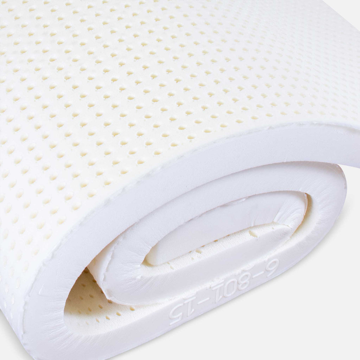 Talalay Latex Mattress Toppers Rolled