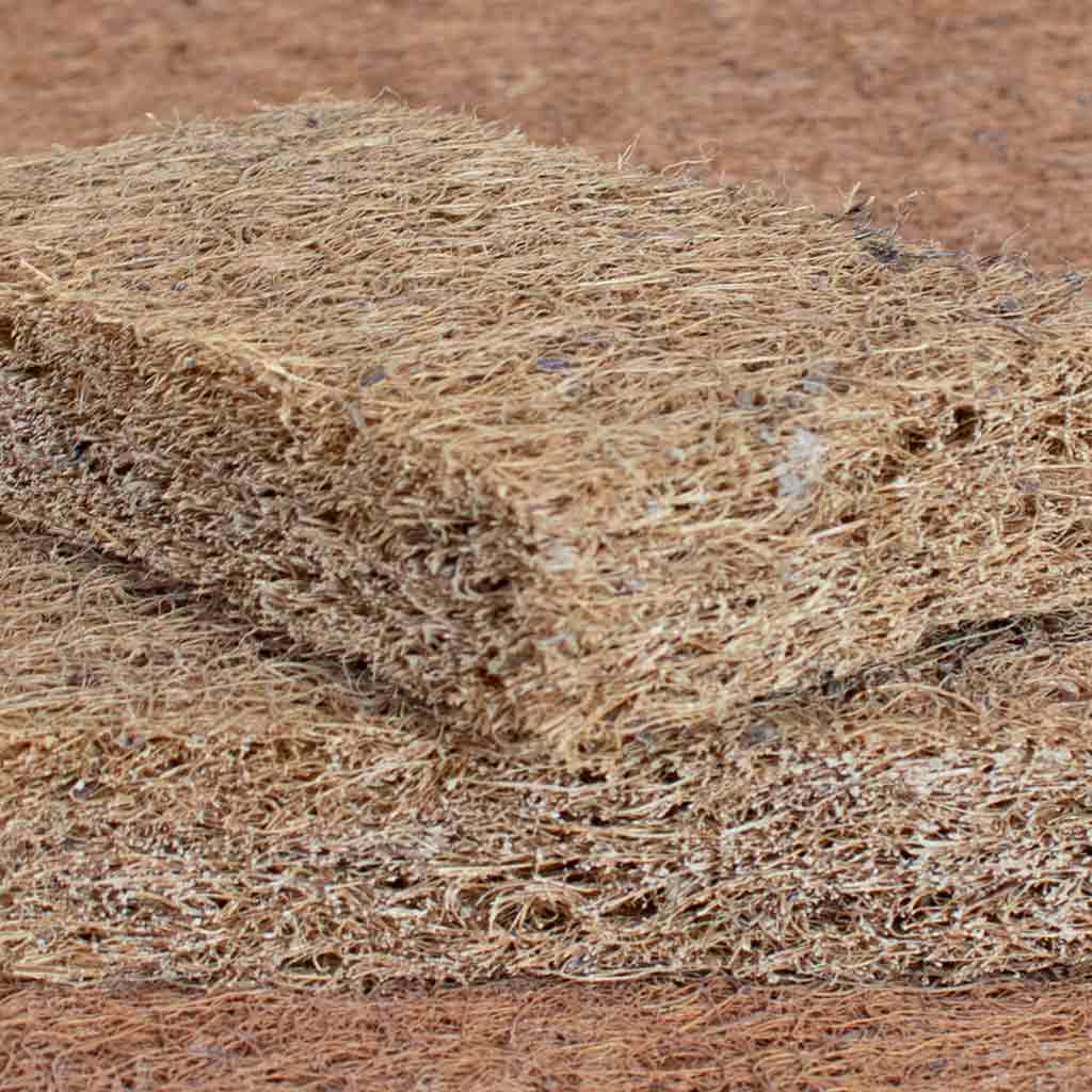 Close Up Raw Coir Pieces
