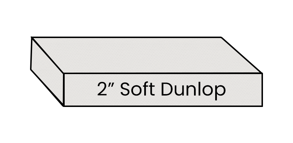 2" Dunlop Soft Latex Mattress Topper