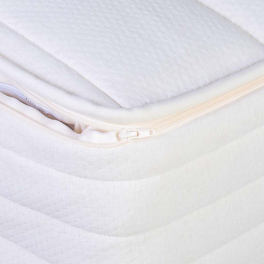 Top Zipper Cotton and Wool Cover for  Pocket Coil Latex Hybrid Mattress