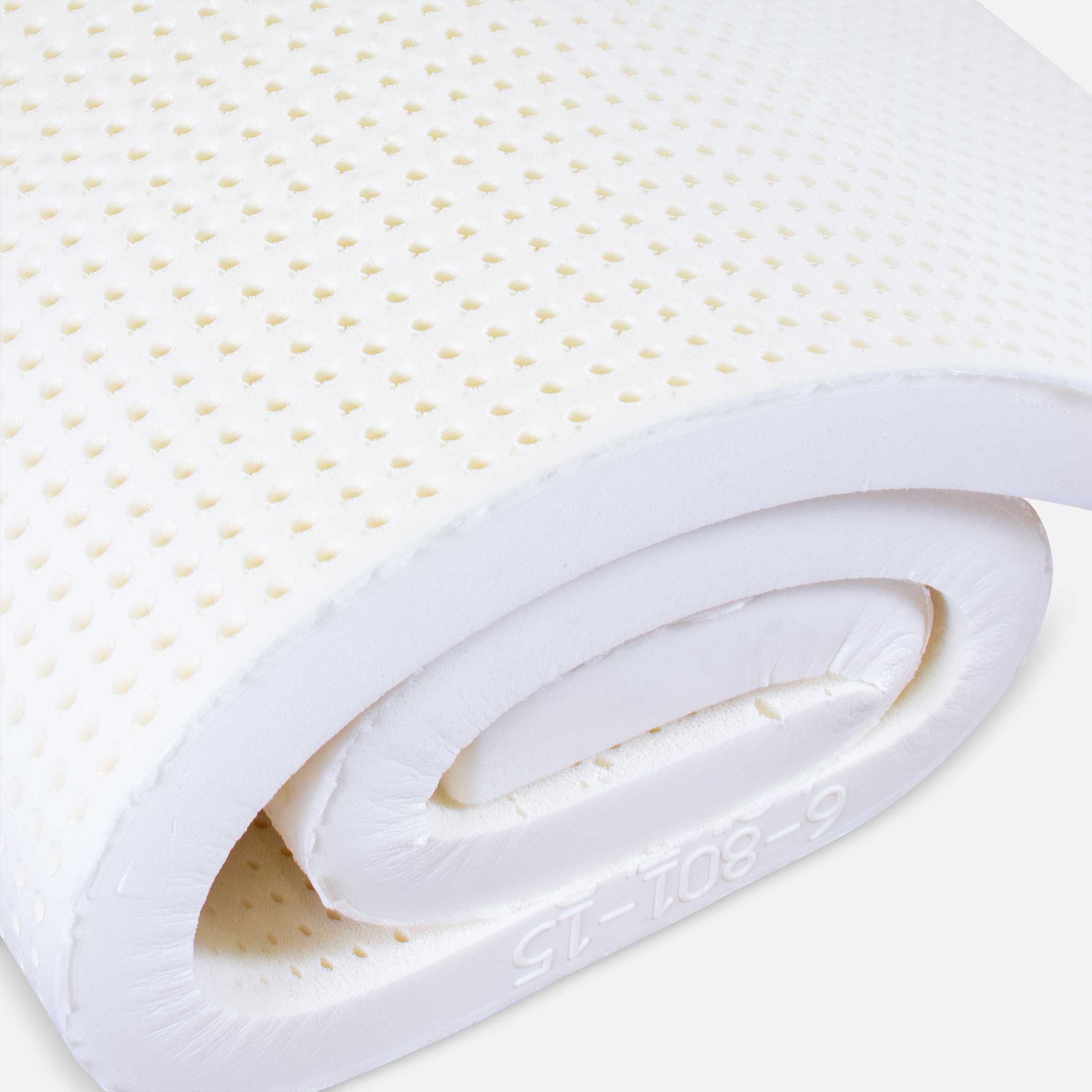 Talalay Latex Mattress Toppers Rolled