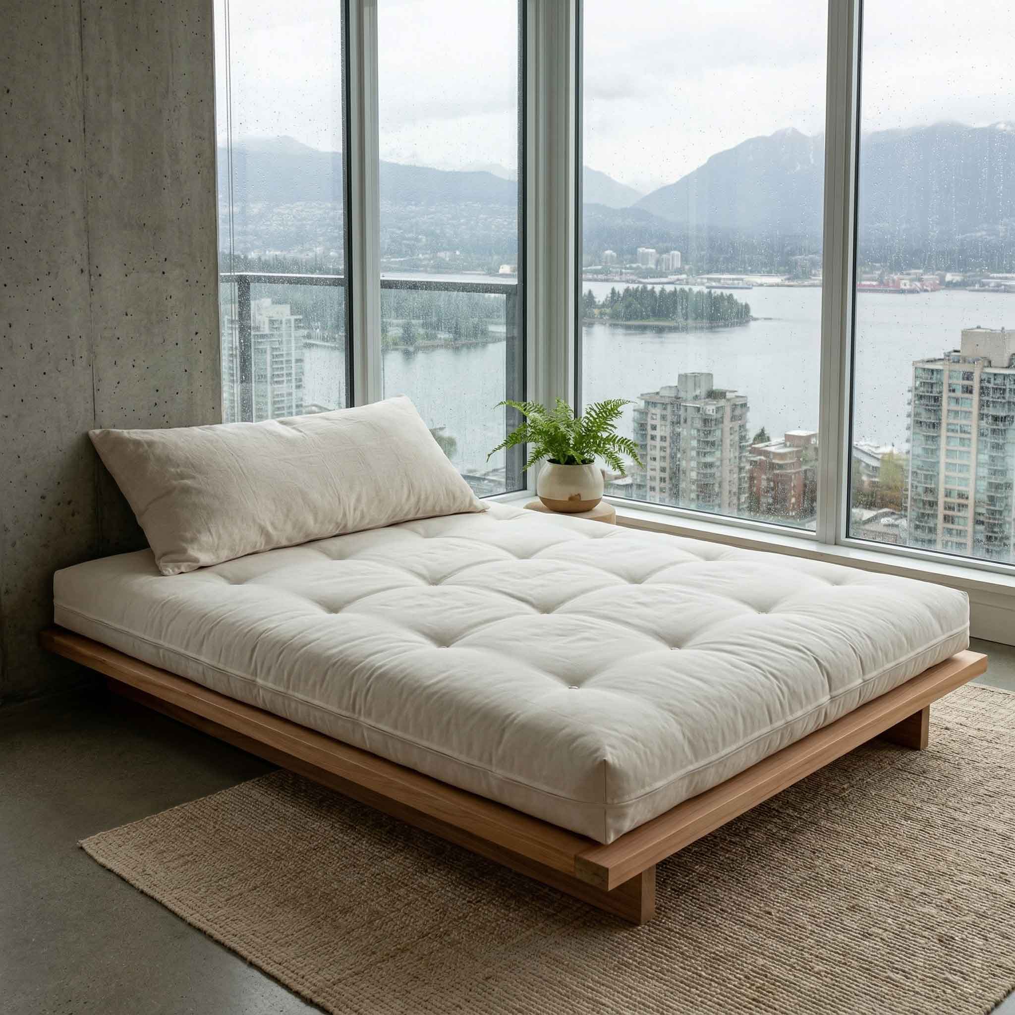 Wool and Cotton Futon Mattress