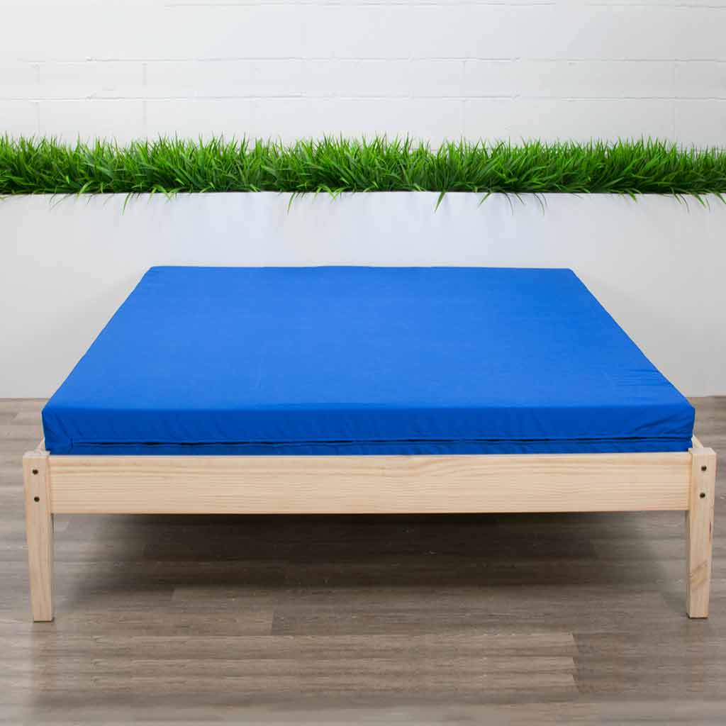 High Density Foam Mattress on Bed Frame
